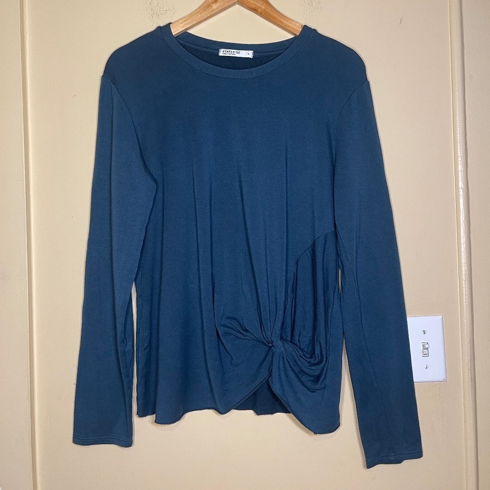 Stateside Blue Long Sleeve Top